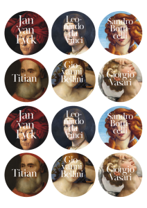 İkonik Tablolar Sticker  (12'li)