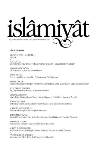 İSLAMİYAT (Din İstismarı)