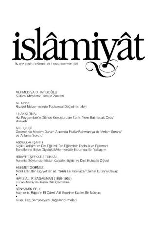 İSLAMİYAT (Kültürel Mirasımızı Tenkid Zarureti)