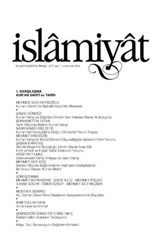 İSLAMİYAT (Kur'an Vahyi ve Tarih)