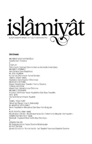 İSLAMİYAT (Örtünme)