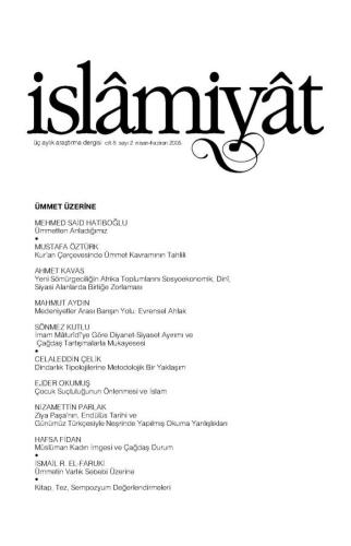İSLAMİYAT (Ümmet Üzerine)