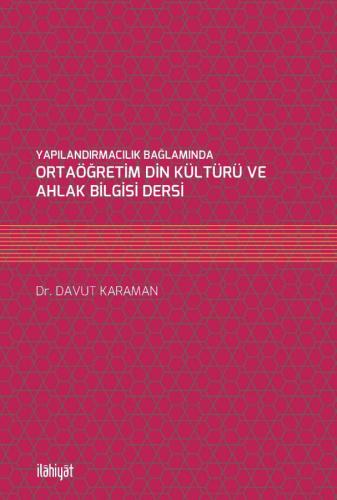 Ortaöğretim Din Kültürü Ve Ahlak Bilgisi Dersi