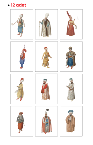 Osmanlı Kartpostal 3 (12'li)