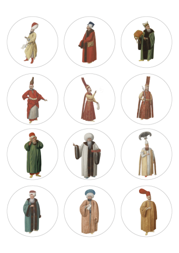 Osmanlılar Sticker Seti (12'li)